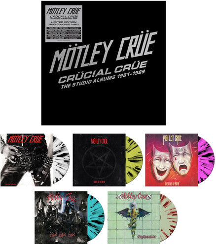 Motley Crue: Crucial Crue: The Studio Albums 1981-1989 {Vinyl LP}